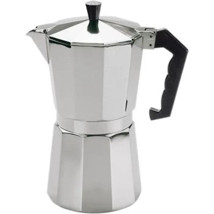 Camp4 Espressokocher Classico für 6 Tassen, alufarben