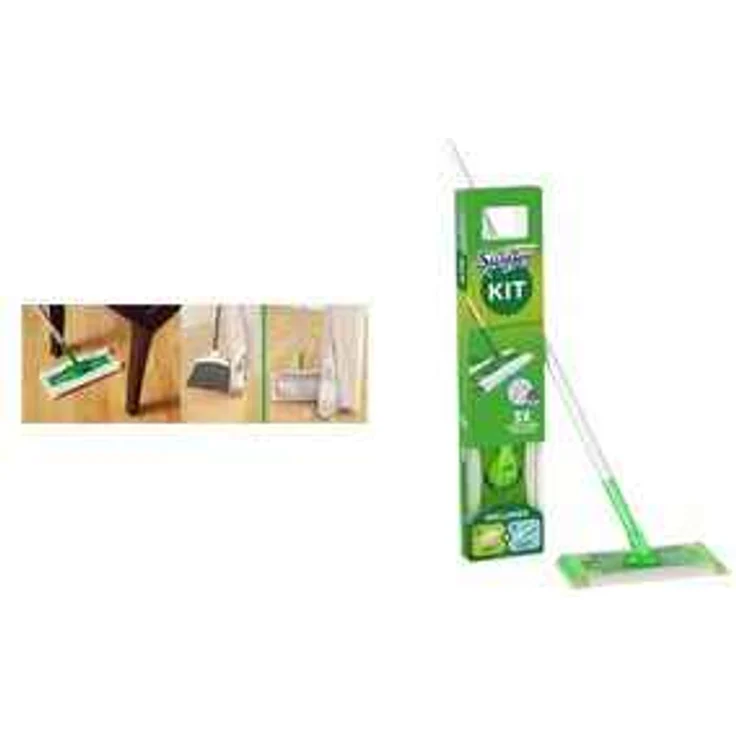 Swiffer Sweeper Trockenwischtuch Nass-Starter Kit für Böden-Parkett – Lot de 3 – Bild 1