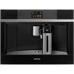 Smeg CMS4104 Einbau-Kaffeevollautomat, Touch Control, 1300 Watt, Schwarzglas