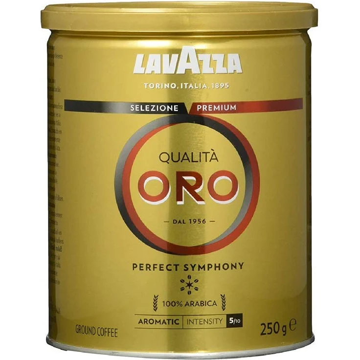 Lavazza Gemahlener Kaffee - Qualità Oro - 1er Pack (1 x 250 g Dose) – Bild 1