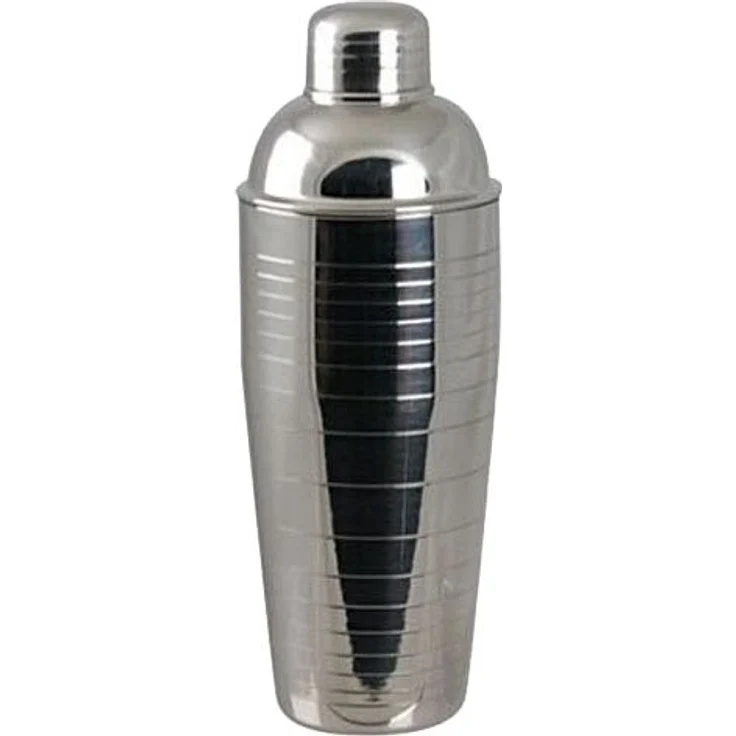 Westmark Cocktailshaker mit integriertem Sieb und Deckel, Füllvolumen: 0,75 Liter, Rostfreier Edelstahl, Silber-Gebürstet, 62832260
