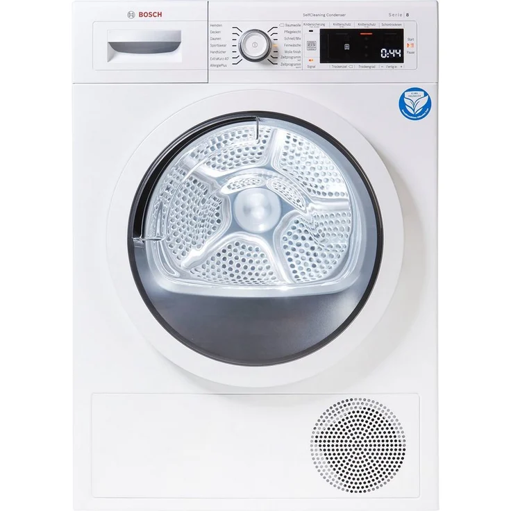 Bosch WTW87541, Wärmepumpentrockner, A++, Fassungsvermögen 9 kg, Standgerät, Breite 59,8 cm, Display, Wäschetrockner mit Automatik – Bild 1