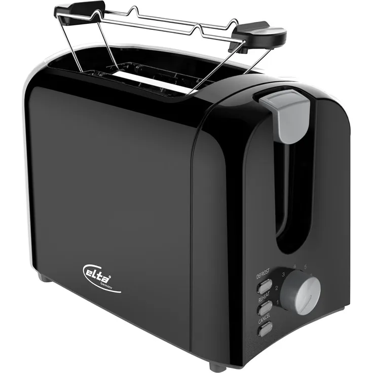 ELTA Cool Touch 2-Scheiben Toaster 700 W Schwarz
