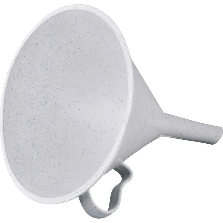 WACA 6030,941 Trichter aus Kunststoff, mit Henkel, 10 cm, weiß (1 Stück)