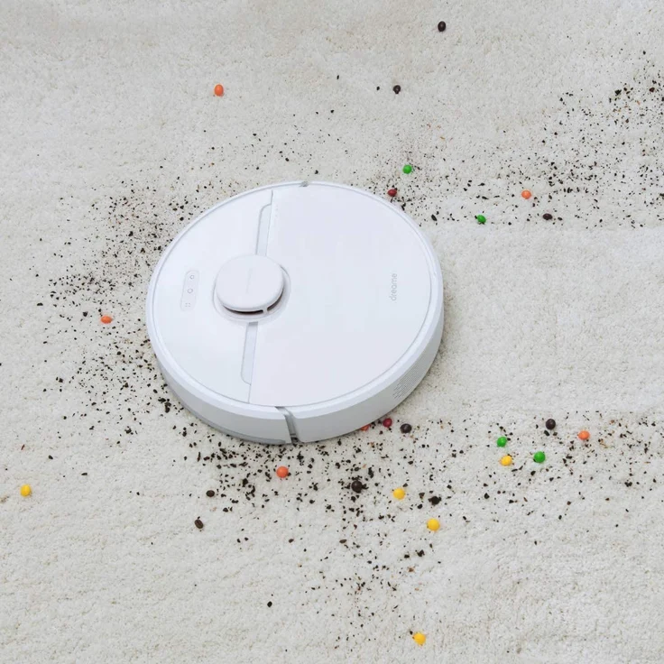 Dreame D9 Saugroboter mit Wischfunktion, 150 min Akkubetrieb, 3.000 Pa Saugleistung, App- und Sprachsteuerung, weiß – Bild 8