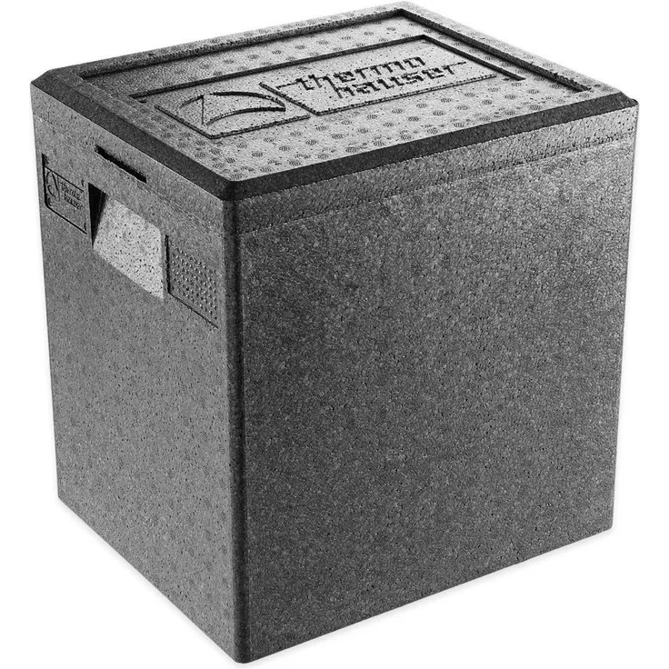 thermohauser EPP-Thermobox GN 1-2 schwarz, mit Deckel, 31 L