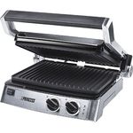 Princess Kontaktgrill- Sandwichmaker ? 180° aufklappbar mit zwei einstellbaren Thermostaten, 117300