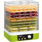 CONPT Hausgeräte SO1060 Dörrgerät IN TIME mit Zeitschaltuhr, 9 rechteckige Einlegeböden, grün, Display, stufenlose Temperatur-Einstellung 35-70°C