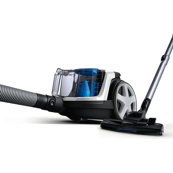 Philips beutelloser Staubsauger PowerPro Compact FC9332-09 (1,5 L Staubvolumen, integriertes Zubehör) weiß – Bild 6