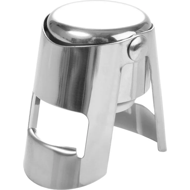 Wenco Sektflaschenverschluss, Metall-Kunststoff, Silber, 505215