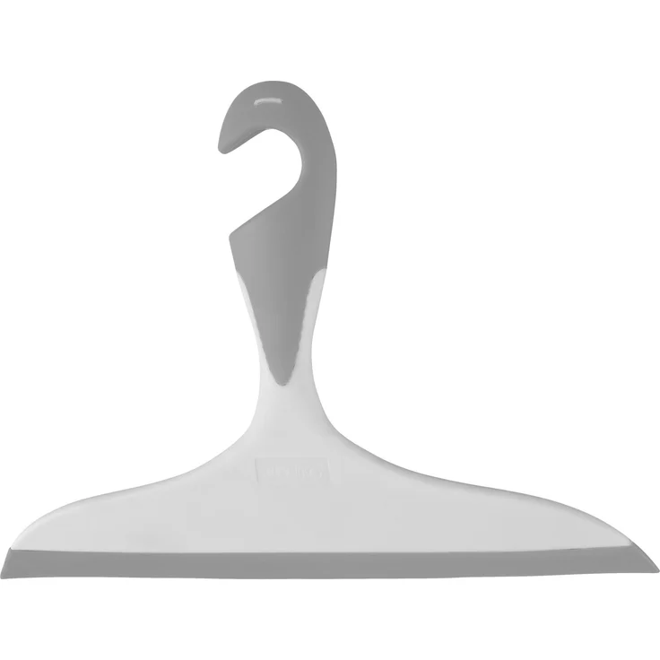 WENKO 21832100 Badezimmerwischer, Duschabzieher, 23 x 17 cm, loano grau – Bild 1