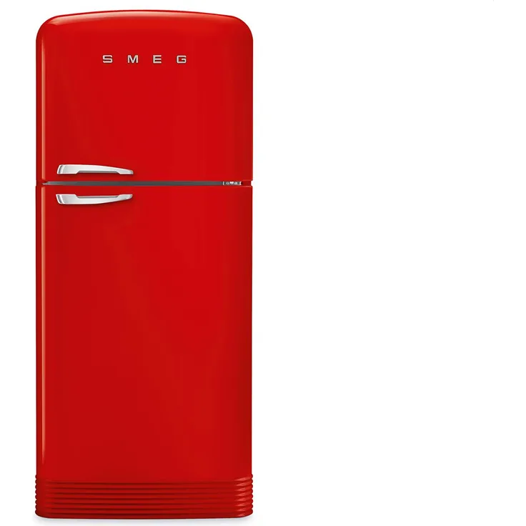Smeg FAB50RRD5 Kühl-Gefrierkombination, freistehend, rot, Energieklasse E