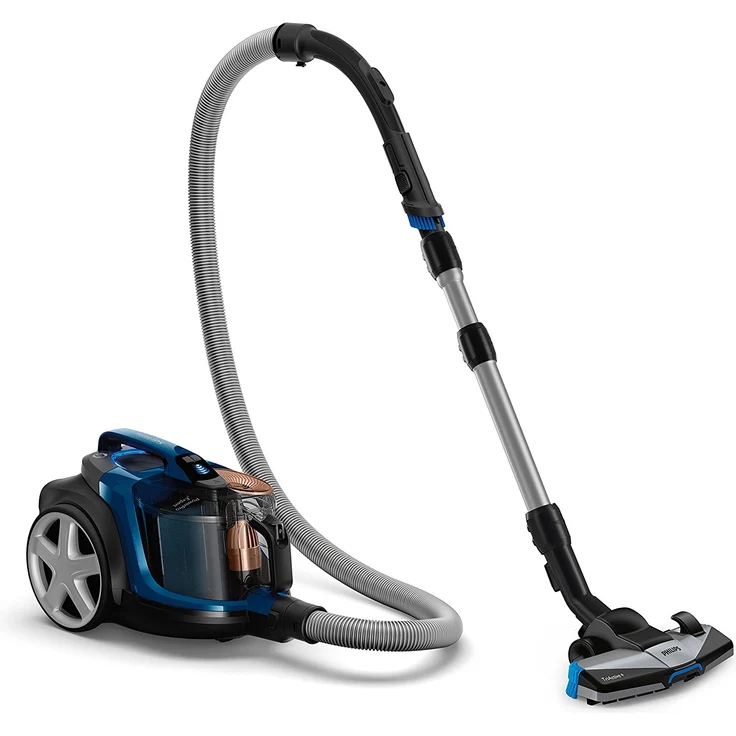 Philips FC9745-09 beutelloser Staubsauger PowerPro Expert (750 W, 2 L Staubvolumen, extra Turbodüse für Tierhaare ) blau- schwarz – Bild 2