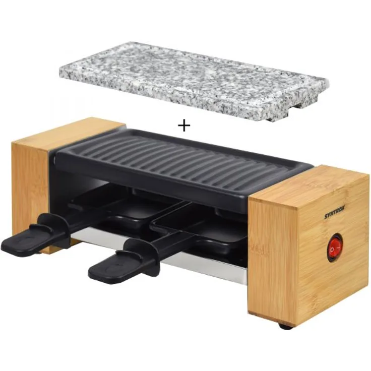 Syntrox Germany Chef-Grill RAC-320W Biel Raclette Raclette, 320 Watt