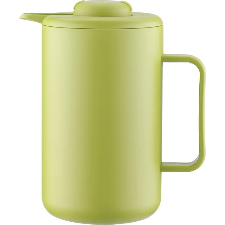 Bodum BISTRO Thermoskanne (Doppelwandig, Vakuum-Isolierung, Edelstahl, 1,0 liters) grün