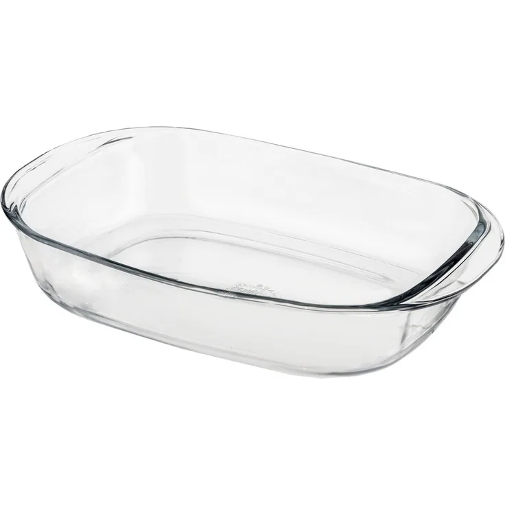 Duralex Eckige Auflaufform - Gehärtetes Glas - 33 x 20 cm - Hitzebeständiges Ofengeschirr - Spülmaschinenfest - Hergestellt in Frankreich