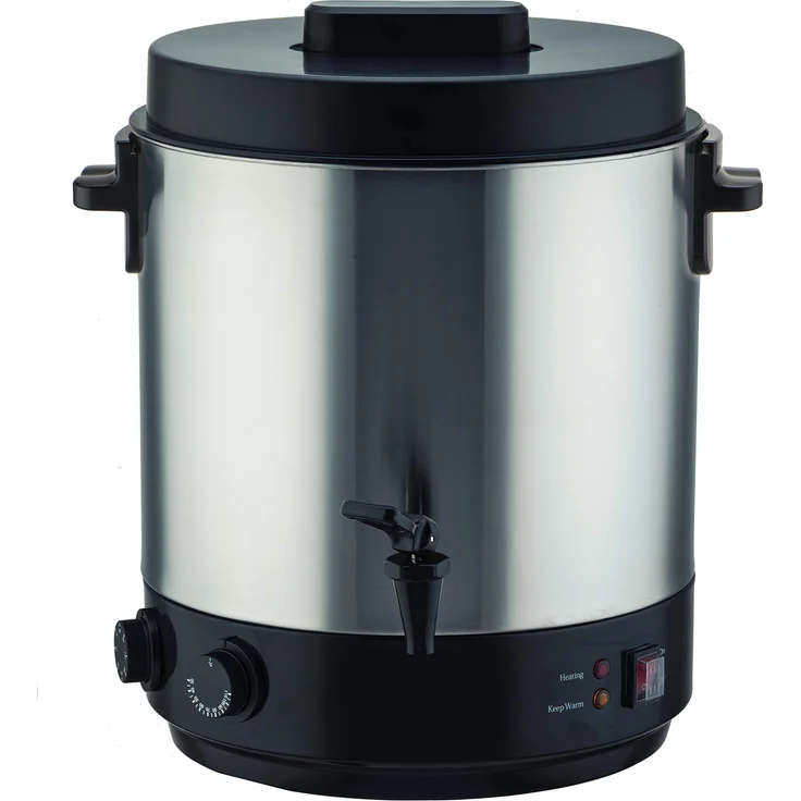 Kitchen Move Elektrischer Sterilisator Edelstahl 31 Liter 2100 W SEQUOIA mit Wasserhahn einstellbare Temperatur und Timer – Bild 1