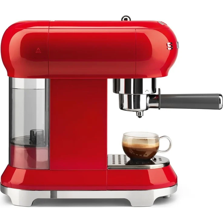 Smeg Espresso-Kaffeemaschine ECF01RDEU, 1350, Kunststoff, 1 Liter, Rot – Bild 5