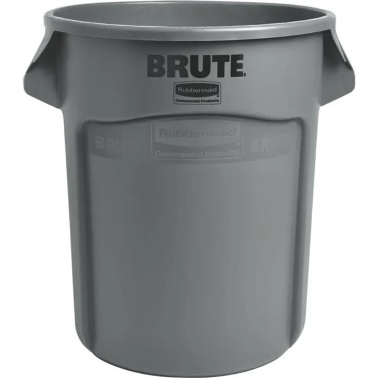 Rubbermaid FG262000GRAY Brute Container 75,7 L Container, Plastik, Grau, 49,5 x 49,5 x 58,1 cm