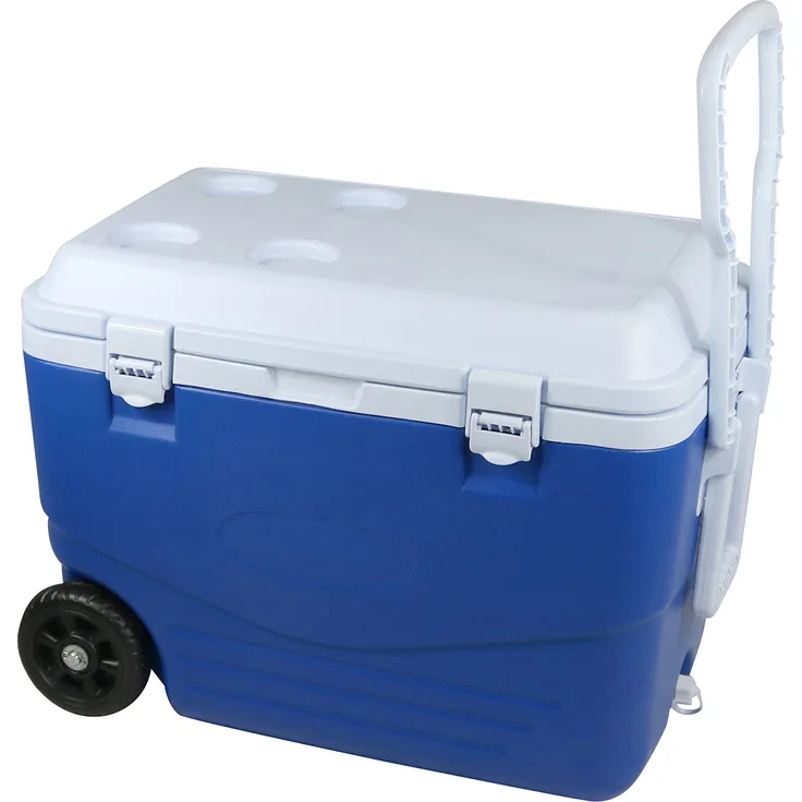 Cao passive Kühlbox Unisex Erwachsene, Blau-Weiß, 76,5 x 43,5 x 41 cm