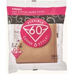 Hario VCF-02-100M Papierfilter, natur, Größe 02-100 Stück