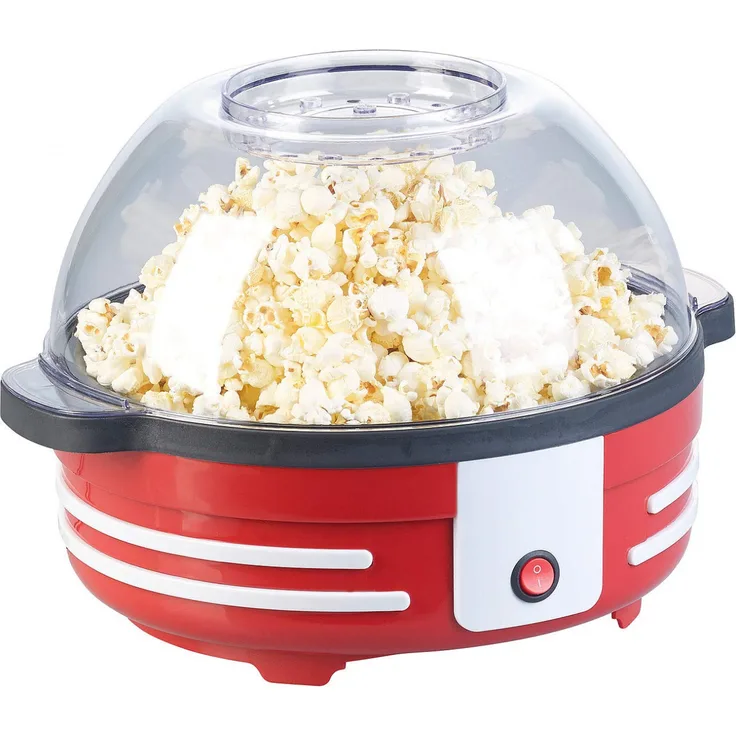 Rosenstein & Söhne NX6934-944 Popcorn-Maschine, 850W, rot