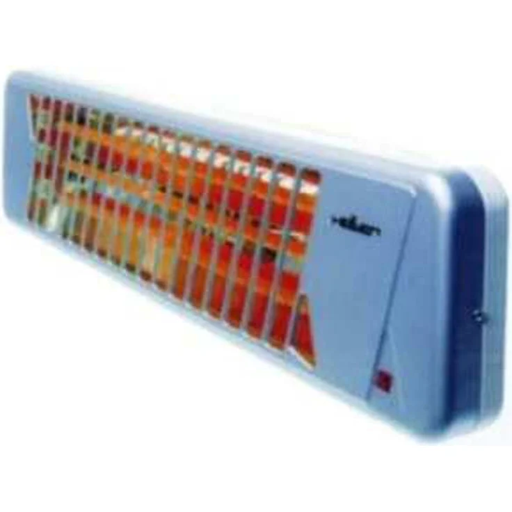 Heller QS 120 Elektrische Raumheizung Quartz electric space heater Innenraum Grau 1200 W - Elektrische Raumheizungen (Quartz electric space heater, Quarzglas, Innenraum, Wand, Grau, 1200 W), Heizstrahler