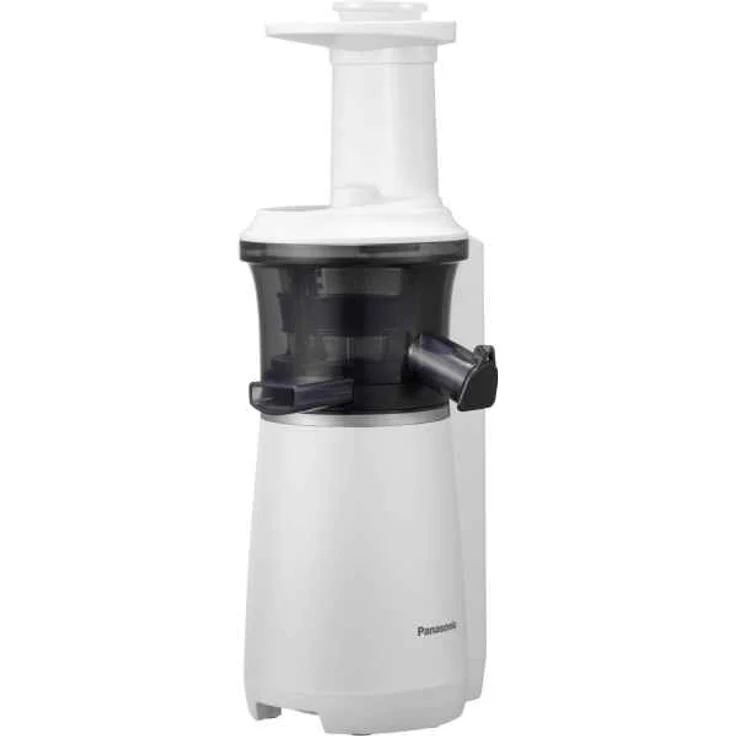 Panasonic Slow Juicer MJ-L501WXE Entsafter (Entsafter für Obst und Gemüse, Saftpresse, Edelstahl und Kunststoff, Entsafter elektrisch, 150 W, weiß) – Bild 1