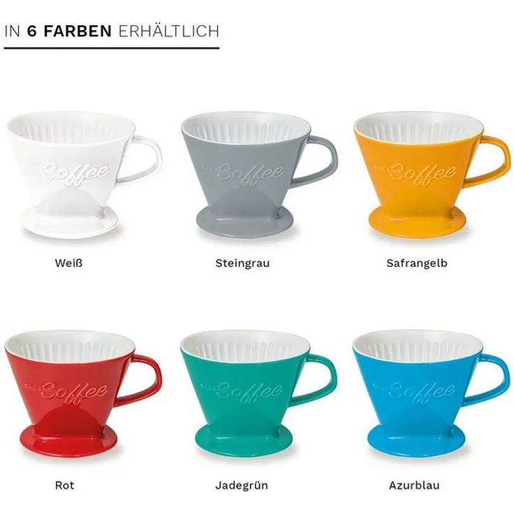 Creano Handfilter, Porzellan, Zubehör für Filtertüten 2 und 4
