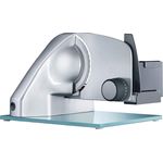 Graef Vivo V 22 Twin Allesschneider, 170W, elektrisch, 170 mm gezahntes Messer, inkl. glattes Messer, 20 mm Schnittstärke, silber