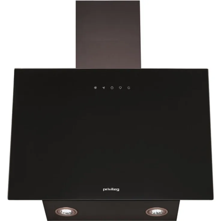 Privileg Dghvp 63 LT K Dunstabzugshaube, B, Abluft und Umluft, Wandmontage, Breite 59.8 cm, 4 Gebläsestufen