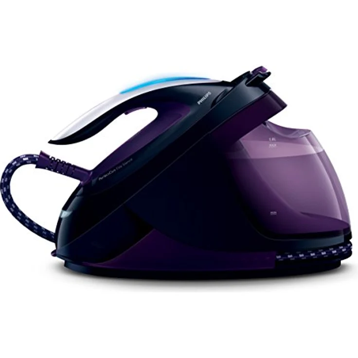Philips GC9650-80 Dampfbügelstation PerfectCare Elite Silence (Premium-Bügelsohle, Optimal TEMP, 7,5 bar, 500 g-Min Dampfstoß, extrem leicht und leise) violett – Bild 1