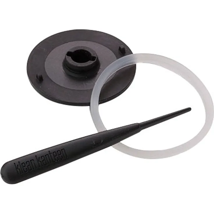 Klean Kanteen 1000474 Wartungsset für Cafe Cap 2.0, Kunststoff, schwarz transparent