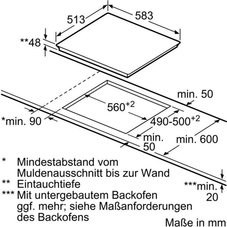 Siemens ET645HN17E, Kochfeld, Einbaugerät, Glaskeramik, Autark, Betriebsart elektrisch, Anzahl Kochstellen 4, Edelstahlrahmen aufliegend, schwarz – Bild 6
