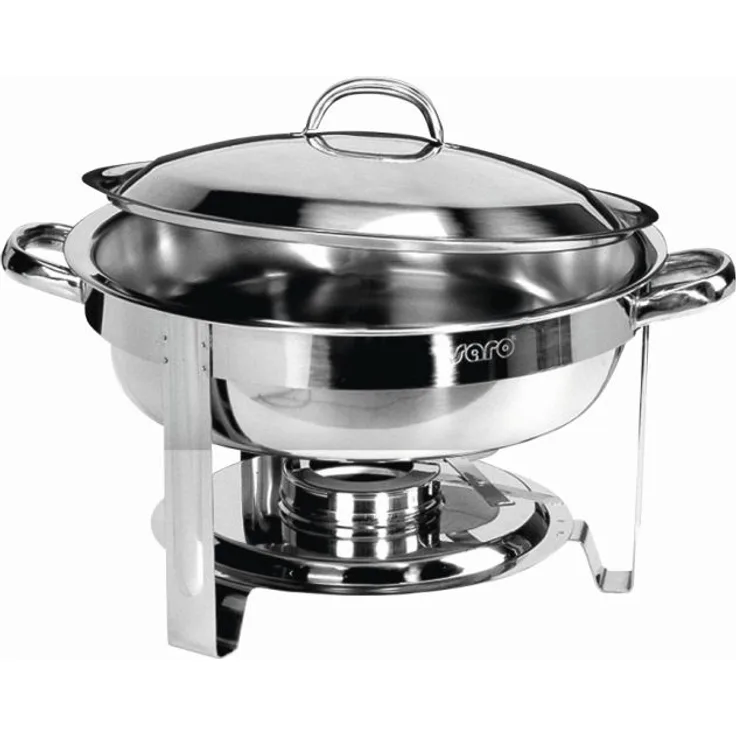 Chafing Dish Modell CARLA Warmhalteplatte, 4 Liter, Edelstahl