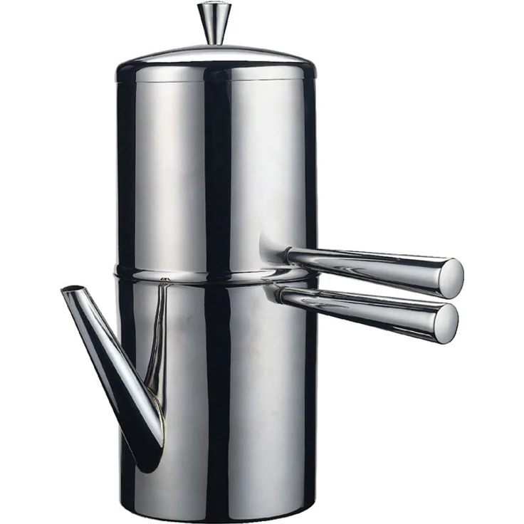 Ilsa Napoletana Kaffeemaschine, Edelstahl, Silber, für 3 Tassen – Bild 1