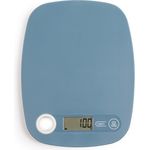 LIVOO DOM354BS Küchenwaage, 5kg Tragkraft, Tara-Funktion, LCD-Display, blau
