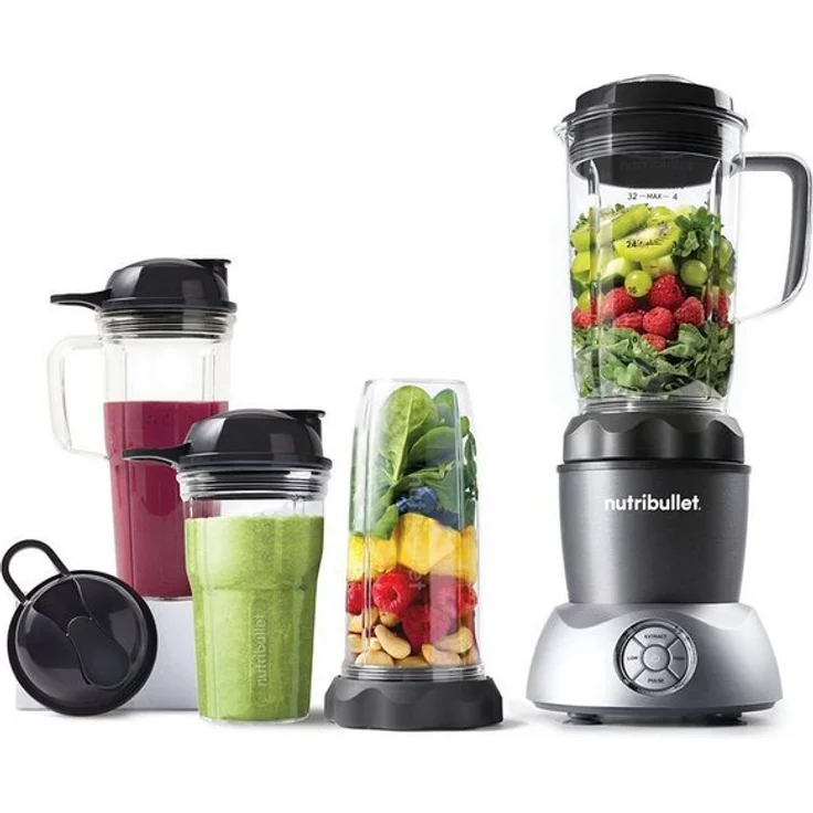 Nutribullet Smoothie-Maker Select, 1000 W, 10-teiliges Set, antracite grau – Bild 1
