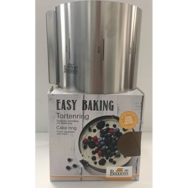 RBV Birkmann 429413, Tortenring extra hoch, Easy Baking, Höhe 15 cm