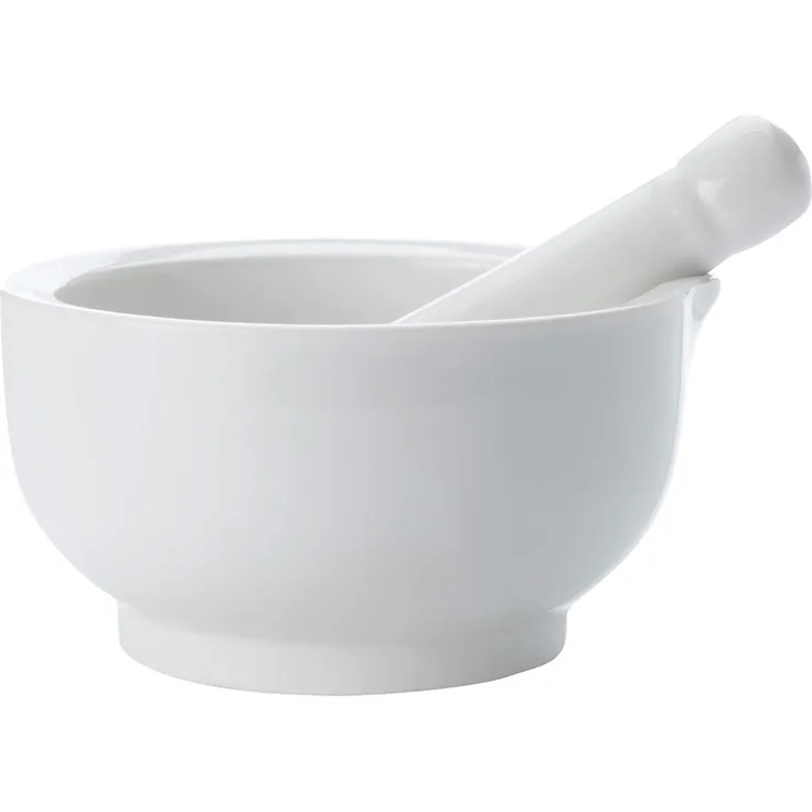 Maxwell & Williams AA1940 Kitchen Mörser mit Stößel, Gewürzmörser, 9 cm, in Geschenkbox, Porzellan