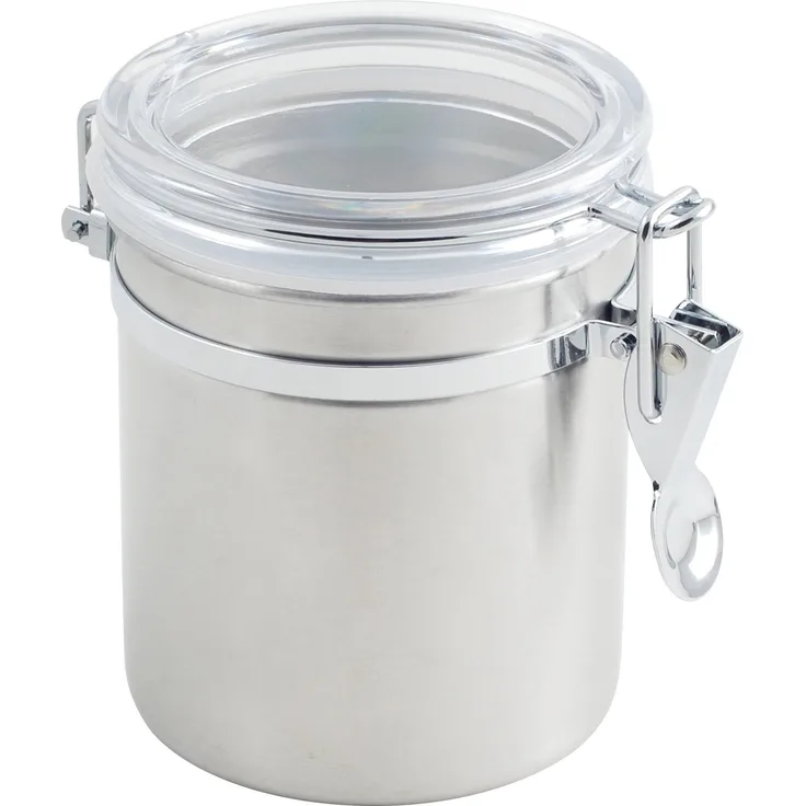 Metaltex 185310010 Vorratsdose 0.7 Liter Edelstahl