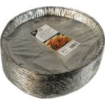 Papstar 14861 25 Rundformen, Alu rund, Durchmesser 27 cm, 2,2 cm