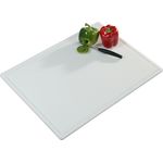 Kesper 30061 Tranchierbrett Kunststoff 61 x 45 x 1.2 cm, weiß