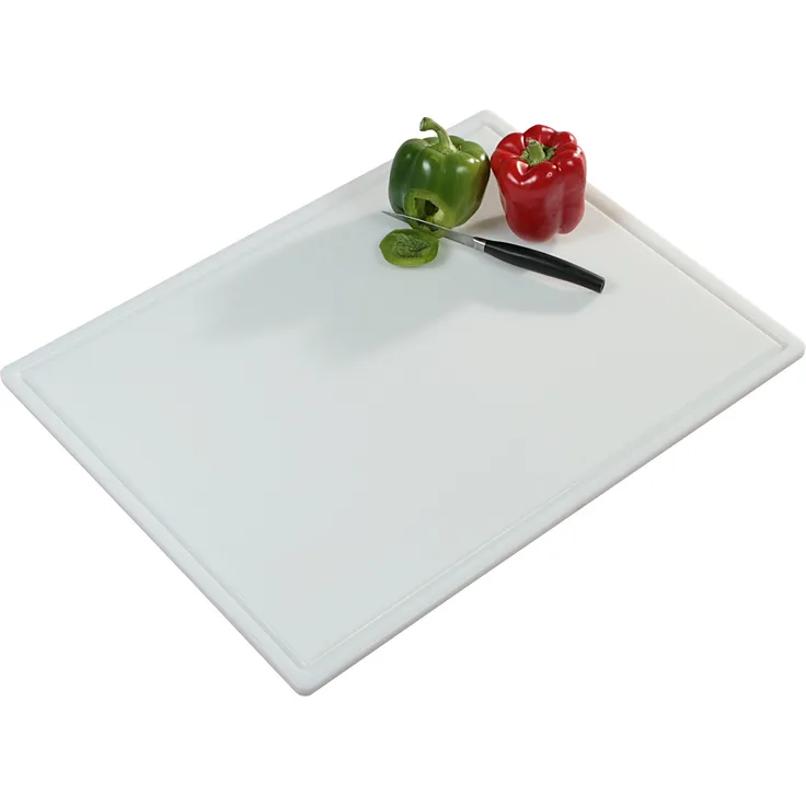Kesper 30061 Tranchierbrett Kunststoff 61 x 45 x 1.2 cm, weiß