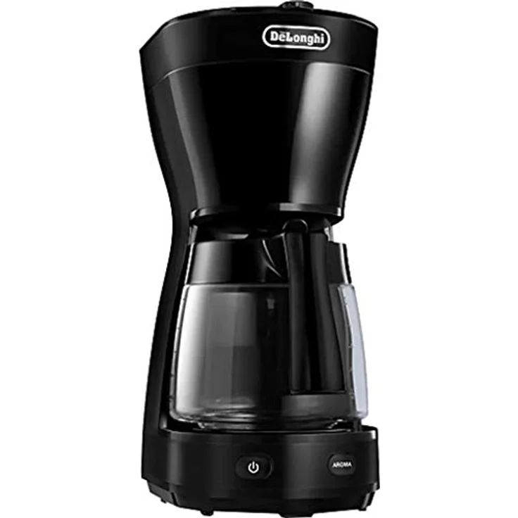 De'Longhi ICM16210.BK ICM 16210 Filterkaffeemaschine, 1.25 liters, Schwarz