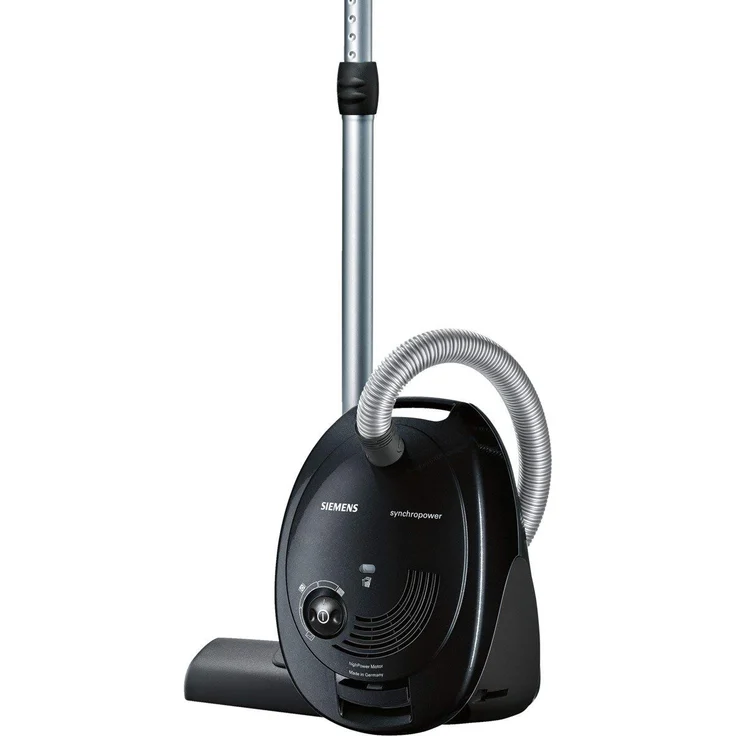 Siemens VS06B112A Synchropower Bodenstaubsauger, 4 liters, schwarz – Bild 1
