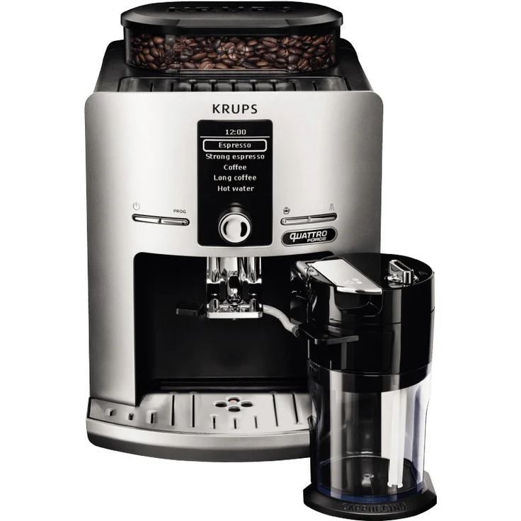 Krups EA82FE Kaffeevollautomat, 1450 Watt, Doppelmahlfunktion, Quattro-Force-System, mit Milchsystem – Bild 1