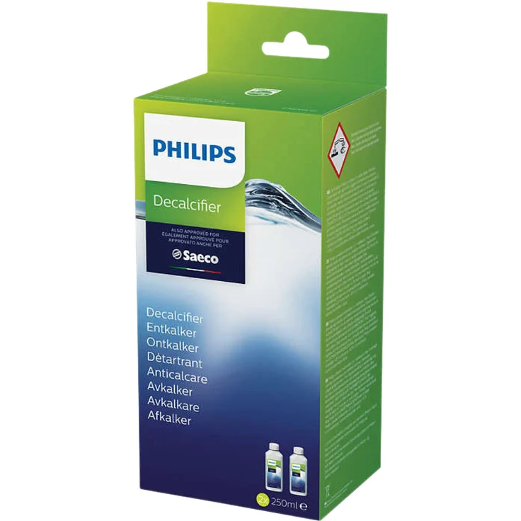 Philips Saeco CA6700-22 Entkalker Flüssigentkalker für Kaffeemaschinen, Kaffeevollautomaten, Wasserkocher, 2 x 250 ml – Bild 2