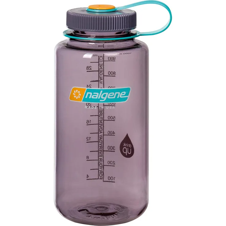 Nalgene Uni Klassiker Wh Trinkflasche, Aubergine Grau, 1 Liter