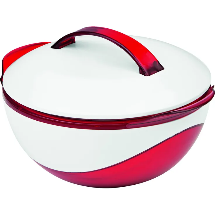 Gourmetmaxx, plastik edelstahl, rot / weiß, 20.5x17.3x12.5 cm